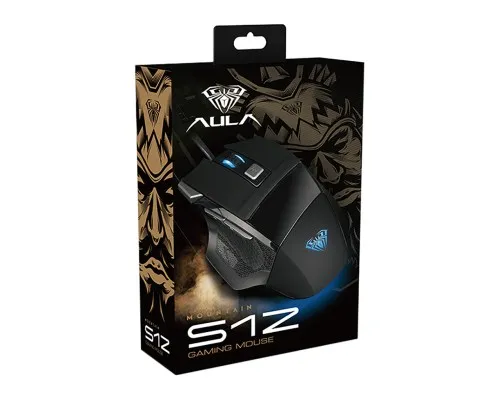 Мышка Aula S12 USB Black (S12)