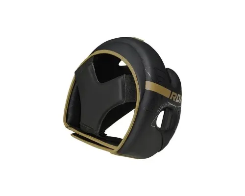 Боксерский шлем RDX F6 KARA Matte Golden M (HGR-F6MGL-M)