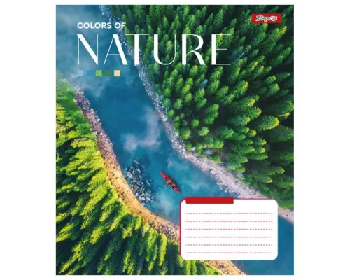 Зошит 1 вересня А5 1В Colors of nature 60 аркушів клітинка (767394)