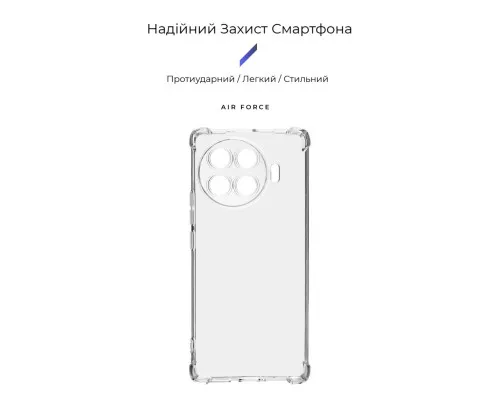 Чохол до мобільного телефона Armorstandart Air Force Tecno Spark 20 Pro+ (KJ7) Camera cover Transparent (ARM75506)