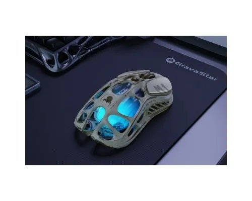 Мишка GravaStar Mercury M1 Pro magnesium alloy body BT/WL/USB-A 4K RGB Battle-Worn (GRAVASTARM1PRO_WSM)