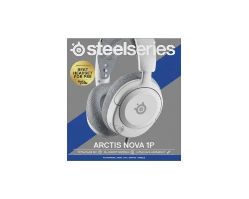 Навушники SteelSeries Arctis Nova 1P White (61612)