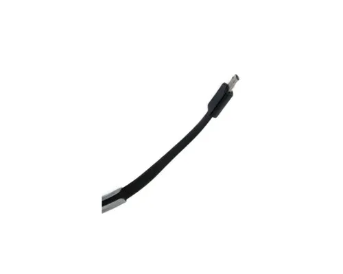 Дата кабель USB 2.0 AM to Micro 5P 0.2m браслет black Extradigital (KBU1783)