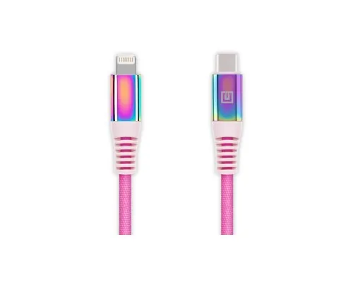 Дата кабель USB Type-C to Lightning 1.0m MFI Rainbow REAL-EL (EL123500054)