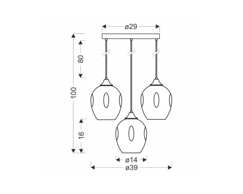 Люстра Candellux Aspa (33-00613)