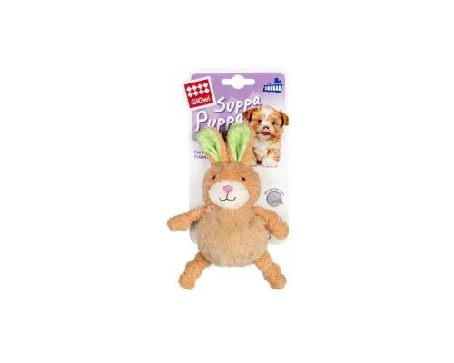 Іграшка для собак GiGwi Suppa Puppa Зайчик з м'ячиком всередині 11 см (2227)