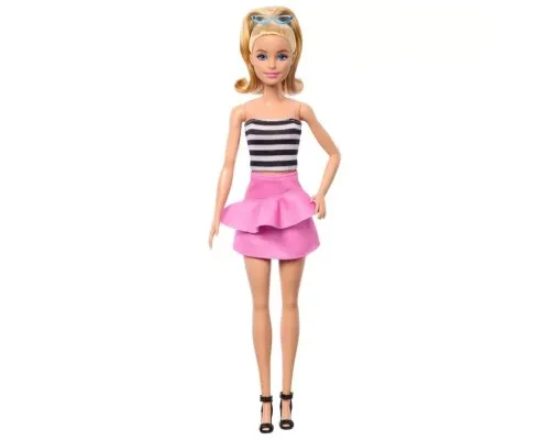 Кукла Barbie Fashionistas в розовой юбке с рюшами (HRH11)