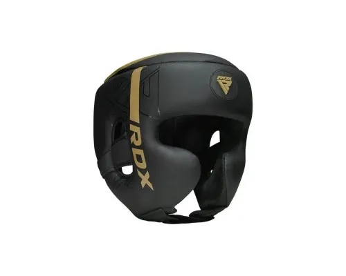 Боксерский шлем RDX F6 KARA Matte Golden XL (HGR-F6MGL-XL)