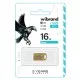 USB флеш накопитель Wibrand 16GB Hawk Gold USB 2.0 (WI2.0/HA16M1G)