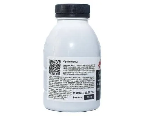 Тонер HP/Canon MPT8 Universal 1010/1012, 100г Static Control (MPT8-100B-P)