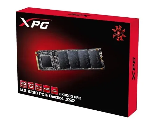 Накопитель SSD M.2 2280 256GB ADATA (ASX6000PNP-256GT-C)