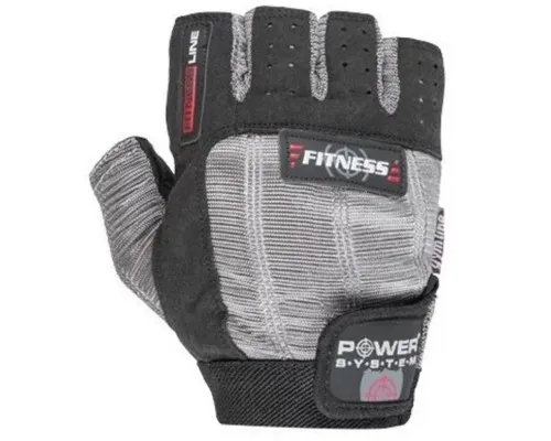 Рукавички для фітнесу Power System Fitness PS-2300 Grey/Black XXL (PS-2300_2XL_Black-grey)