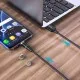 Дата кабель USB 2.0 AM to Lightning + Micro 5P + Type-C 1.0m Magnetic ColorWay (CW-CBUU038-BK)