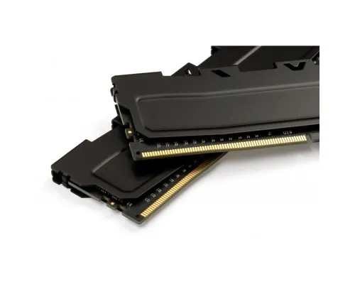 Модуль памяти для компьютера DDR4 16GB (2x8GB) 3200 MHz Black Kudos eXceleram (EKBLACK4163222AD)
