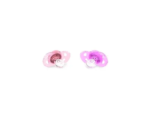 Пустушка Twistshake 2шт 0-6 міс світло-рожева/лавандова (69901)