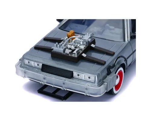 Машина Jada металева Назад у майбутнє 3 Машина часу (1989) зі світловим ефектом 1:24 (253255027)