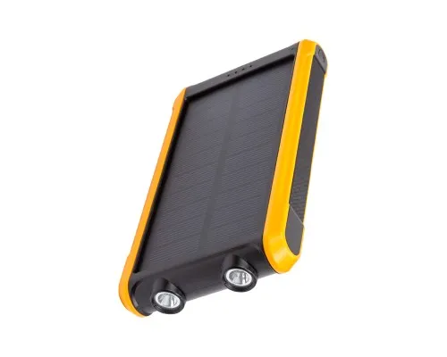 Батарея универсальная PowerPlant 10000mAh, USB-A*2, + Solar 5.5V-0,2A (PB930494)