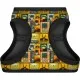 Шлея для собак WAUDOG Clothes з QR паспортом Бетмен вінтаж XS1 (1001-4004)