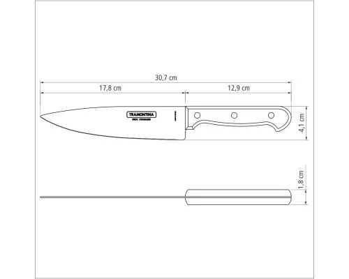 Кухонный нож Tramontina Polywood 178 мм (21131/197)