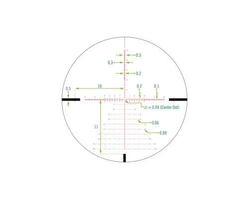 Оптичний приціл Vortex Strike Eagle 3-18x44 FFP сітка EBR-7C c підсвічуванням (SE-31802)