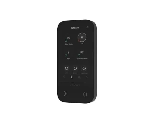 Клавіатура до охоронної системи Ajax KeyPad TouchScreen black