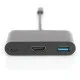 Перехідник USB-C to HDMA 2xUSB Digitus (DA-70855)