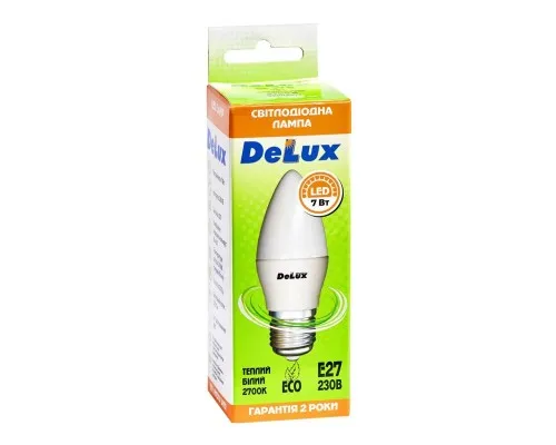 Лампочка Delux BL37B 7Вт 2700K 220В E27 (90004071)