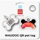 Адресник для животных WAUDOG Smart ID с QR паспортом Марс, кость 40х28 мм (231-4031)