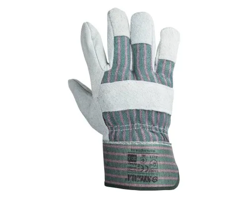 Защитные перчатки Sigma комбинированные замшевые р10.5, класс АВ (цельная ладонь) (9448341)