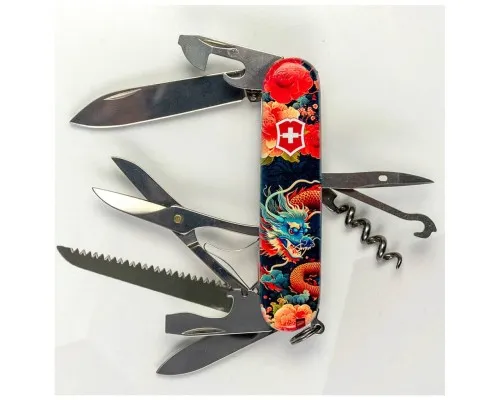 Ніж Victorinox Huntsman Zodiac 91 мм Китайський дракон (1.3713_Z3200p)