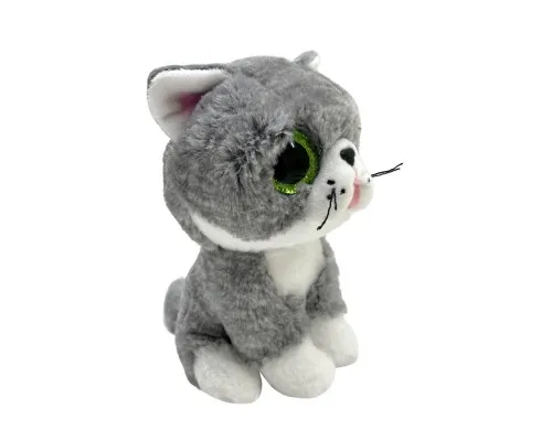 Мягкая игрушка Ty Beanie Boos Серый котик FERGUS (36581)