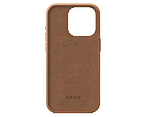 Чохол до мобільного телефона Armorstandart FAKE Leather Case Apple iPhone 15 Pro Light Coffee (ARM76300)