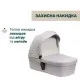 Коляска Chicco 2 в 1 Seety сіра (2900990870646) (87097.70.01)