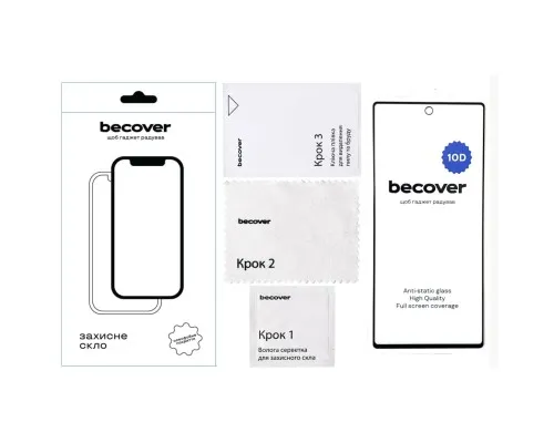 Скло захисне BeCover Google Pixel 6A 10D Black (711488)