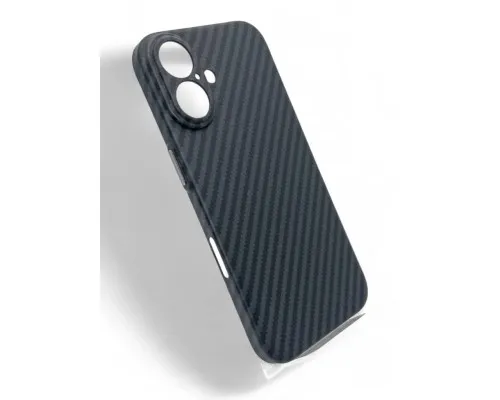 Чохол до мобільного телефона BeCover Carbonite Case (MagSafe) для Apple iPhone 16 Black (712067)
