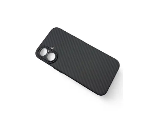 Чохол до мобільного телефона BeCover Carbonite Case (MagSafe) для Apple iPhone 16 Black (712067)
