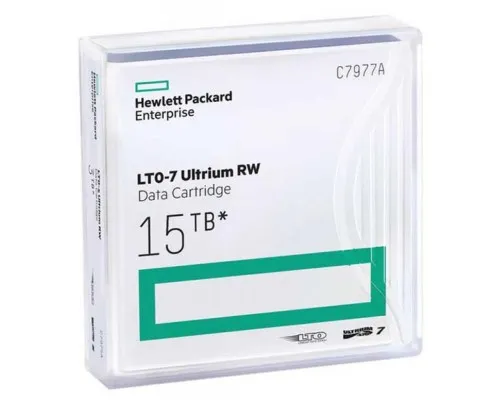 Дата-картридж HP LTO-7 Ultrium 15TB RW Data Cartridge (C7977A)