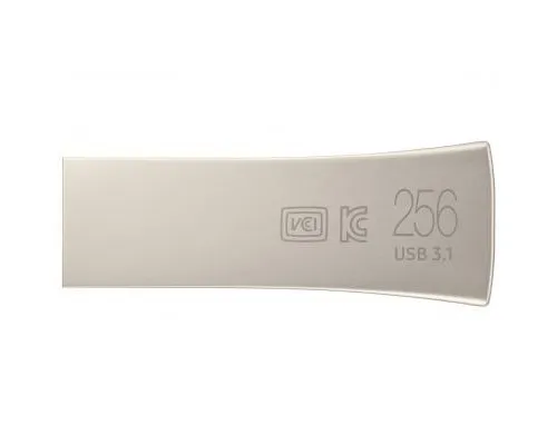 USB флеш накопичувач Samsung 256GB Bar Plus Silver USB 3.1 (MUF-256BE3/APC)