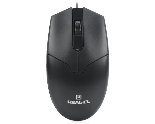 Мышка REAL-EL RM-208 USB Black