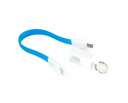 Дата кабель USB 2.0 AM to Micro 5P 0.18m blue Extradigital (KBU1785)