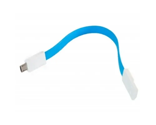 Дата кабель USB 2.0 AM to Micro 5P 0.18m blue Extradigital (KBU1785)