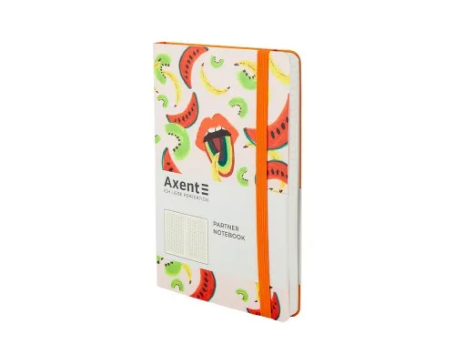 Книга записна Axent Partner BBH Soft 125x195 мм 96 аркушів в клітинку Fruits (8212-03-A)