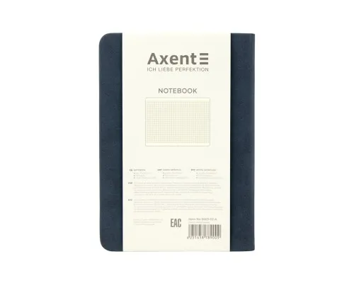 Книга записная Axent Nuba Strong А6 96 листов в клетку Синяя (8603-02-A)