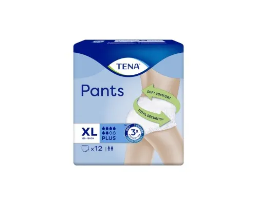 Подгузники для взрослых Tena Pants Plus XL 12 (7322540587555)