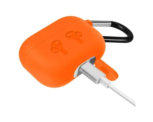 Чохол для навушників BeCover Silicon Protection для Apple AirPods Pro Orange (704500)