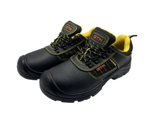 Ботинки рабочие GTM SM-078 мет. носок, р.44 с желтыми вставками (SM-078-44)