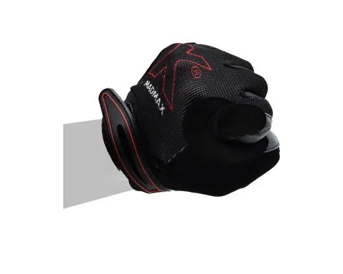 Рукавички для фітнесу MadMax MXG-103 X Gloves Black/Grey L (MXG-103-BLK_L)