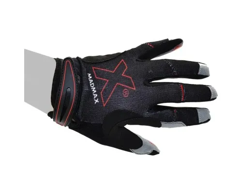 Рукавички для фітнесу MadMax MXG-103 X Gloves Black/Grey L (MXG-103-BLK_L)