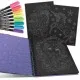 Набор для творчества Nebulous Stars Раскраска: Коралия, черные листы (11111)