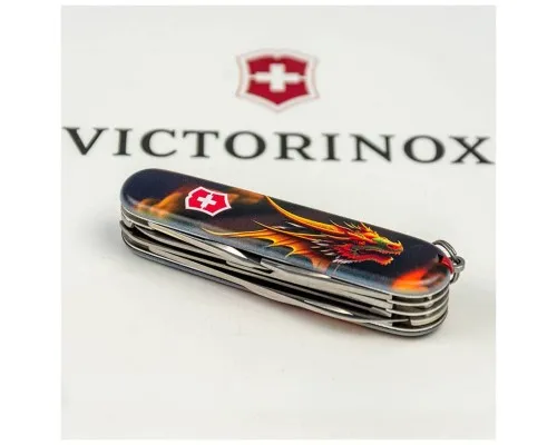 Ніж Victorinox Huntsman Zodiac 91 мм Фантастичний дракон (1.3713.3_Z3210p)